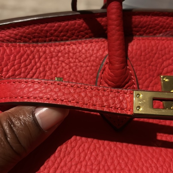 Red Satchel Bag - Picture 14 of 15